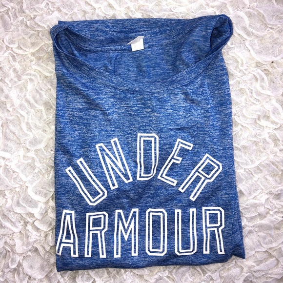 Blue Under Armor Workout Shirt - Picture 1 of 5